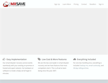 Tablet Screenshot of mxsave.com